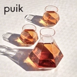 Хрустальный комплект для влюбленных, бриллиантовый прозрачный стакан для воды, легкий роскошный стиль