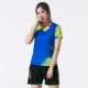 Cầu lông quần áo nam ngắn tay áo T-shirt quần short mùa hè ván bóng bàn chuyên nghiệp quần áo khô nhanh quần áo thể thao phù hợp với mô hình phụ nữ