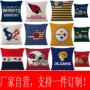 Mỹ Olive Đội Chơi Cờ Bar Football Trang Trí NFL Gối Món Quà Fan Quà Tặng DIY Đội Gối bóng bầu dục Mỹ