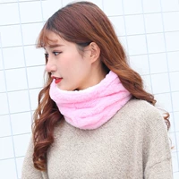 Зимний милый универсальный шарф подходит для мужчин и женщин, флисовая удерживающая тепло универсальная шапка для влюбленных, в корейском стиле, увеличенная толщина