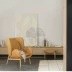 Tùy chỉnh 
            Bắc Âu Ban công Ghế Sofa đơn Công nghệ Vải Gỗ nguyên khối Ánh sáng Retro Nghệ thuật Ghế giải trí Thiết kế Tay vịn Ghế hổ ghế chân quỳ Cái ghế