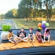 Leisure Five -Pperson+Basketball Court Cushion+Balloon+Plant