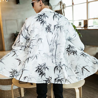 Trung Quốc tang phù hợp với hanfu Trung Quốc phong cách quần áo của nam giới áo choàng áo khoác trang phục dịch vụ trà kem chống nắng áo gió mùa hè áo choàng áo choàng
