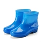 Giày đi mưa nữ dành cho nữ trưởng thành Giày mưa ống ngắn Giày không thấm nước trong ống cao su nữ Giày cao ống cao gót trượt giày thể thao chống nước