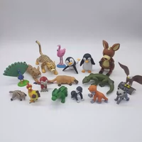Реалистичная милая модель животного, игрушка, шимпанзе, пингвин, павлин, различные животные