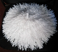 Прямая ручка белая