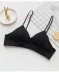 Nhật Bản cotton sinh viên đồ lót nữ thoải mái cốc mềm mà không có vòng thép bralette bra tam giác bra bra - Ống đồ lót triumph Ống