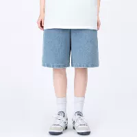 Tide, летняя трендовая джинсовая юбка для отдыха, шорты, японские ретро штаны, оверсайз, свободный крой