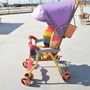 Ghế trẻ em đệm ghế thoáng khí cho bé thoáng khí bốn bánh siêu nhẹ Ghế tre cho bé - Xe đẩy / Đi bộ xe tap di cho be