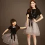 Đầm bố mẹ mùa hè 2019 mới cho mẹ váy nữ phù hợp với mẫu thời trang Hàn Quốc bé gái mặc váy công chúa đầm - Trang phục dành cho cha mẹ và con áo cặp gia đình