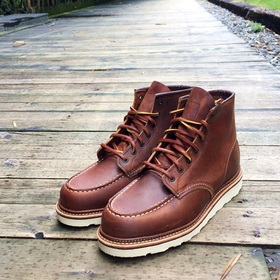 【海龟】香港代购red wing 1907红翼 疯马皮 经典复古工装靴 现货