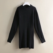 [End] đen retro cao đẳng gió áo len váy nữ 007 thương hiệu cửa hàng giảm giá để rút của phụ nữ quần áo