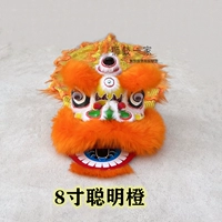 8 -Мятченный оранжевый лев (с хвостом) мигает