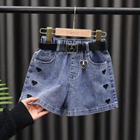 Джинсовая юбка, шорты, штаны, детская летняя тонкая летняя одежда, коллекция 2022, в корейском стиле, в западном стиле