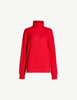 Gói thuế Anh mua áo len kiti cotton và cashmere pha trộn cổ cao - Áo len thể thao / dòng may áo cardigan nữ dáng dài