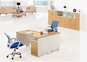 Bàn ghế văn phòng máy tính kết hợp bàn nhân viên bàn thời trang đơn giản bảng gỗ dựa trên bảng hạt tùy chỉnh hiện đại tháo gỡ - Nội thất văn phòng