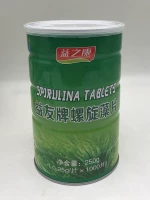 Sản phẩm chăm sóc sức khỏe mũ xanh Thực phẩm chất lượng cao Yiyou spirulina viên 1000 viên Tảo xanh viên 250g Yizhikang - Thực phẩm dinh dưỡng trong nước sủi vitamin c