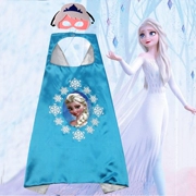 Công Chúa Elsa Áo Choàng Mẫu Giáo Cô Bé Trình Diễn Trang Phục Cos Trang Phục Áo Choàng Trẻ Em Frozen Khăn Choàng