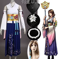 Final Fantasy 10 - Yuna thế hệ 1 - triệu tập trang phục cosplay nữ anime cos quần áo toàn diện - Cosplay đồ cosplay