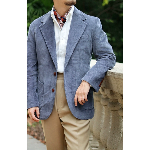 Вельветовый мужской демисезонный ретро хлопковый бархатный костюм для отдыха