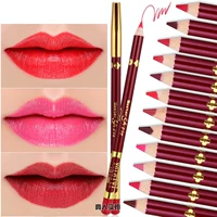 Authentic lip liner pen mờ ánh sáng nhung son môi son môi bút chì môi bút chì dì màu không thấm nước kéo dài không đánh dấu - Bút chì môi / môi lót 	son bút chì innisfree	