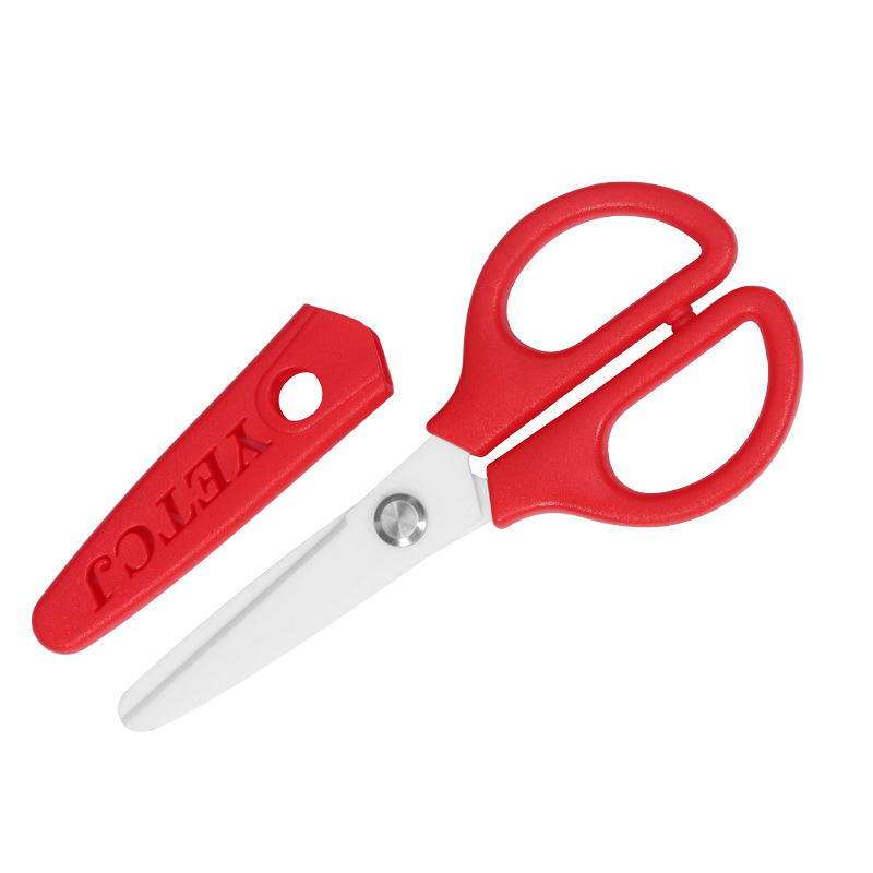 Red + Small Scissorsceramics scissors Large Baby Food  Material scissors insulation special-purpose experiment Corrosion protection multi-function Industry Big size Scissors