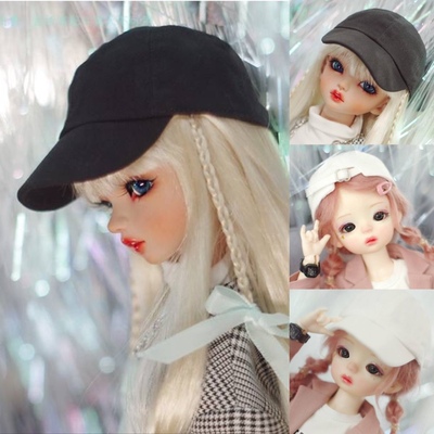 taobao agent BJD dolls with baseball hat Duck tongue hat 4 points 6 points, large six -point hat Miucat meow 柒 spot