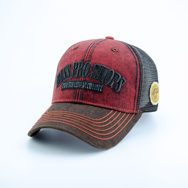 Section 16BASSPROSHOPS spring summer ventilation Fishing cap men and women Baseball cap outdoors fisherman sunshade Duck tongue Hat