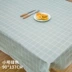 Nordic vải bảng không thấm nước dầu nóng khăn trải bàn vải nhựa dùng một lần kẻ sọc vải trải bàn bìa thảm bảng bảng vải PVC - Khăn trải bàn khăn trải bàn tròn 1m2 Khăn trải bàn