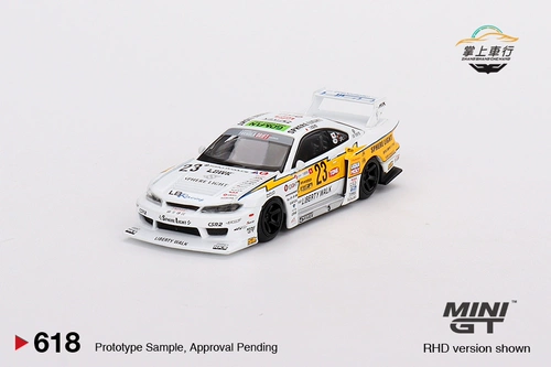 MINIGT #618 1:64 Nissan LB-Super S15 White Lightning Model