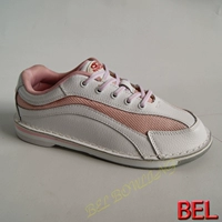 BEL bowling cung cấp chất lượng tốt da đầy đủ nữ mô hình chuyên nghiệp giày bowling flipping dưới trượt bước ổn định hơn chai bowling