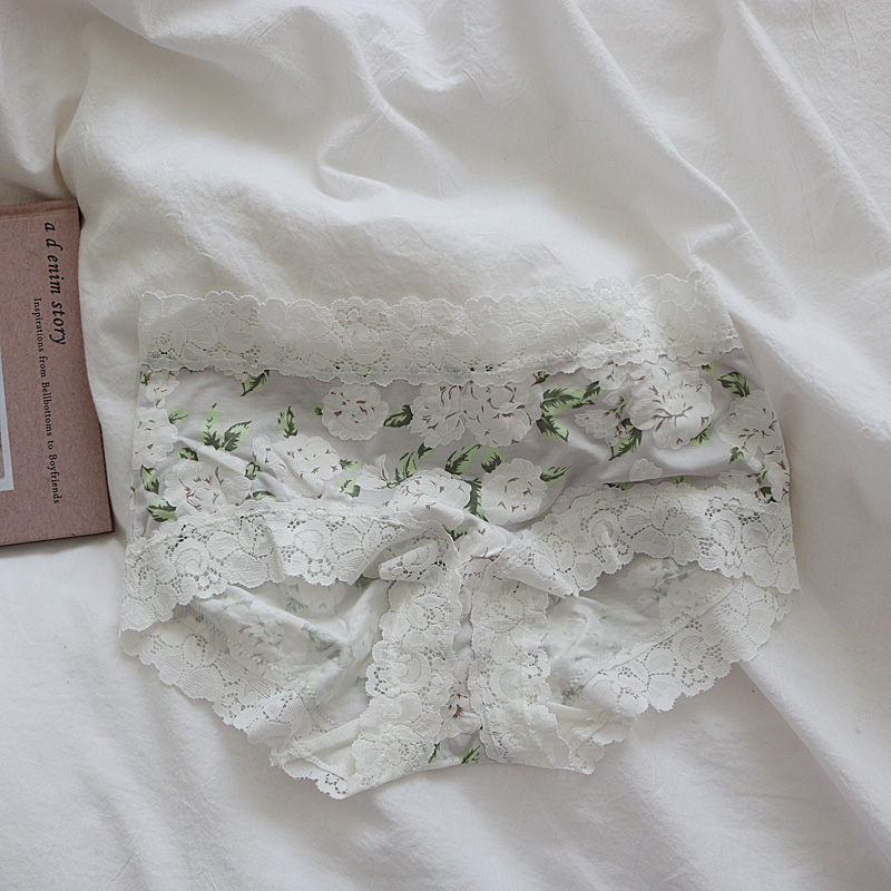 Greycabinet goods ~ Soft and beautiful 【 Countryside Northern Europe 】 Sweet beauty underpants chao soft comfortable Medium low back Buttocks Briefs