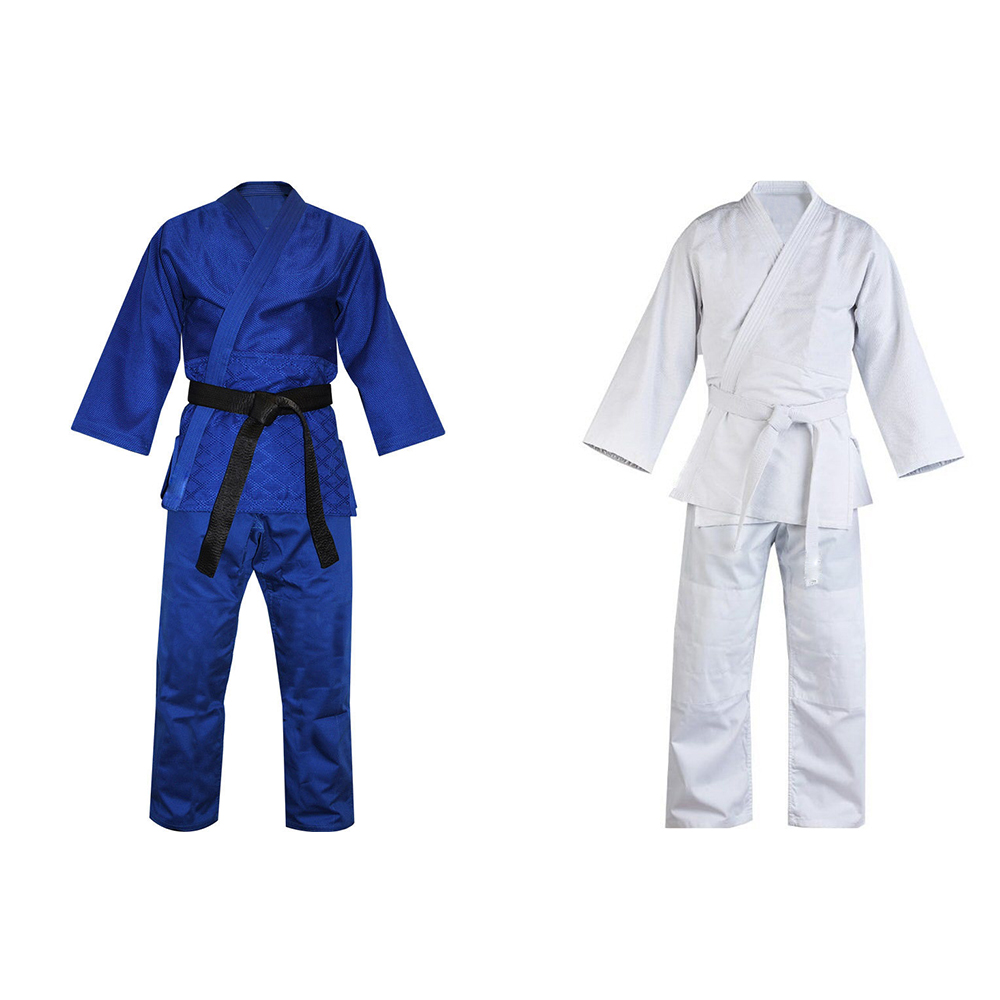 Men and women Judo clothing New hands Children's adult judo training clothes race clothes blue judo uniforms XXXL