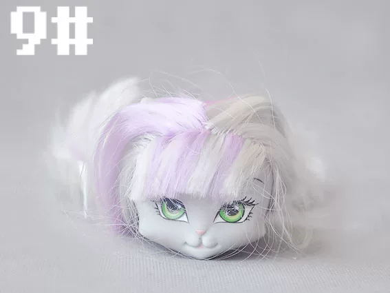 Настоящая манекен-корова Monster High Slutter Monster High School Cat Woman Head Carving Doll Аксессуары Макияж Голова Макияж Глава B3