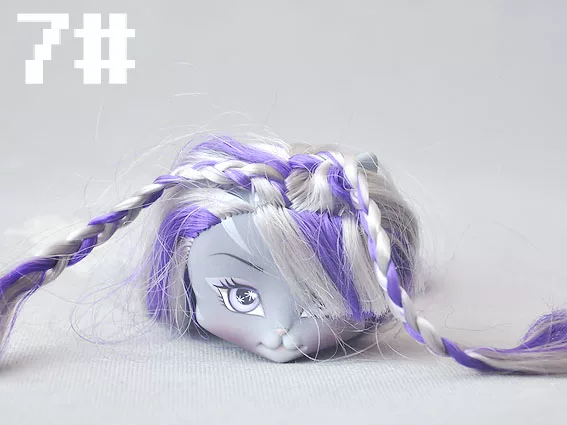Настоящая манекен-корова Monster High Slutter Monster High School Cat Woman Head Carving Doll Аксессуары Макияж Голова Макияж Глава B3