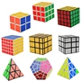 Ao Ru Toy Người mới bắt đầu có thể đeo Rubiks Cube Tính cách Gương vuông Cube Cube Rubiks Cube Magic Magic Sanjie Intelligence đồ chơi