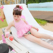 Trẻ em của Cô Gái Đồ Bơi Hàn Quốc Chia Váy Cậu Bé Lớn Áo Tắm Công Chúa Sinh Viên Hàn Quốc Cô Gái Bơi Phù Hợp Với