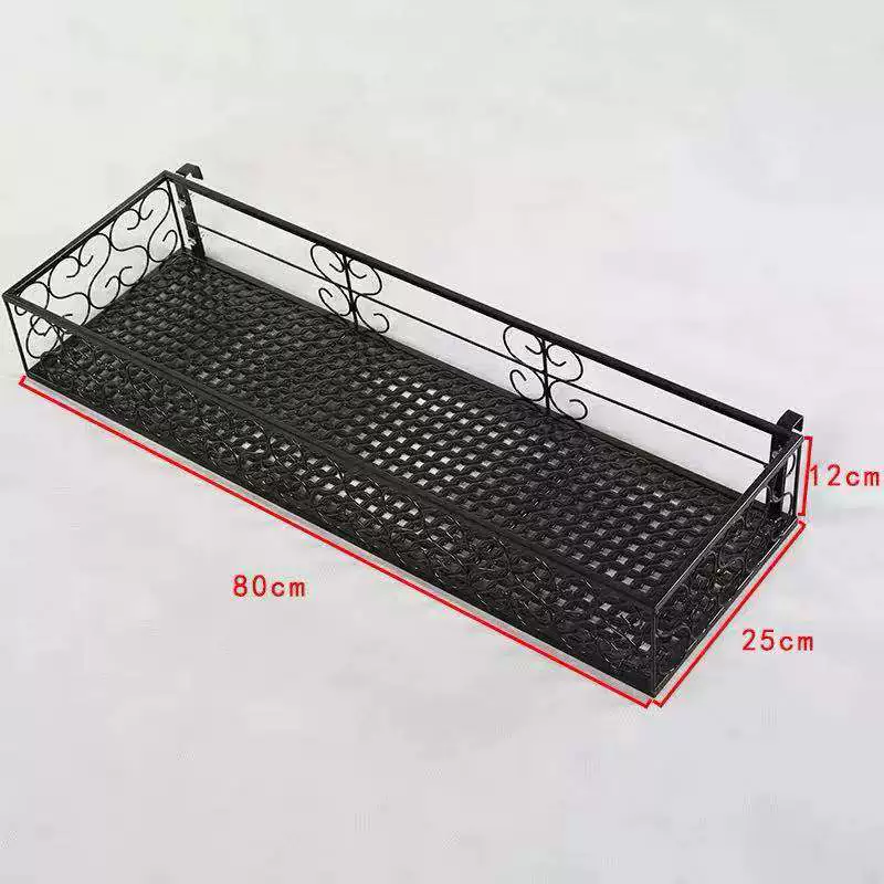 Giá treo hoa cửa sổ Bệ cửa sổ sắt treo lan can ban công Giá treo hoa trong nhà Giá treo chậu hoa cửa sổ giá treo kệ treo hoa ban công 