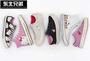 Converse x Hello Kitty Converse 1970s giày vải màu đen và trắng cổ điển