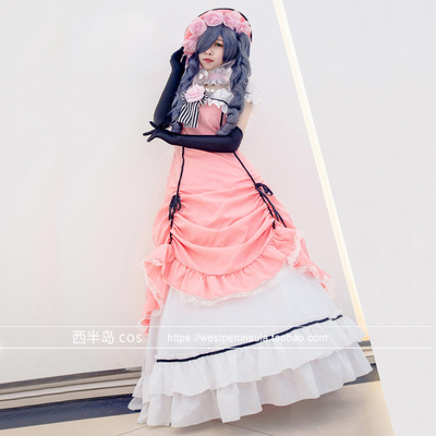 taobao agent Black deacon Charles COS clothes dress skirt cosplay women's clothing custom spot