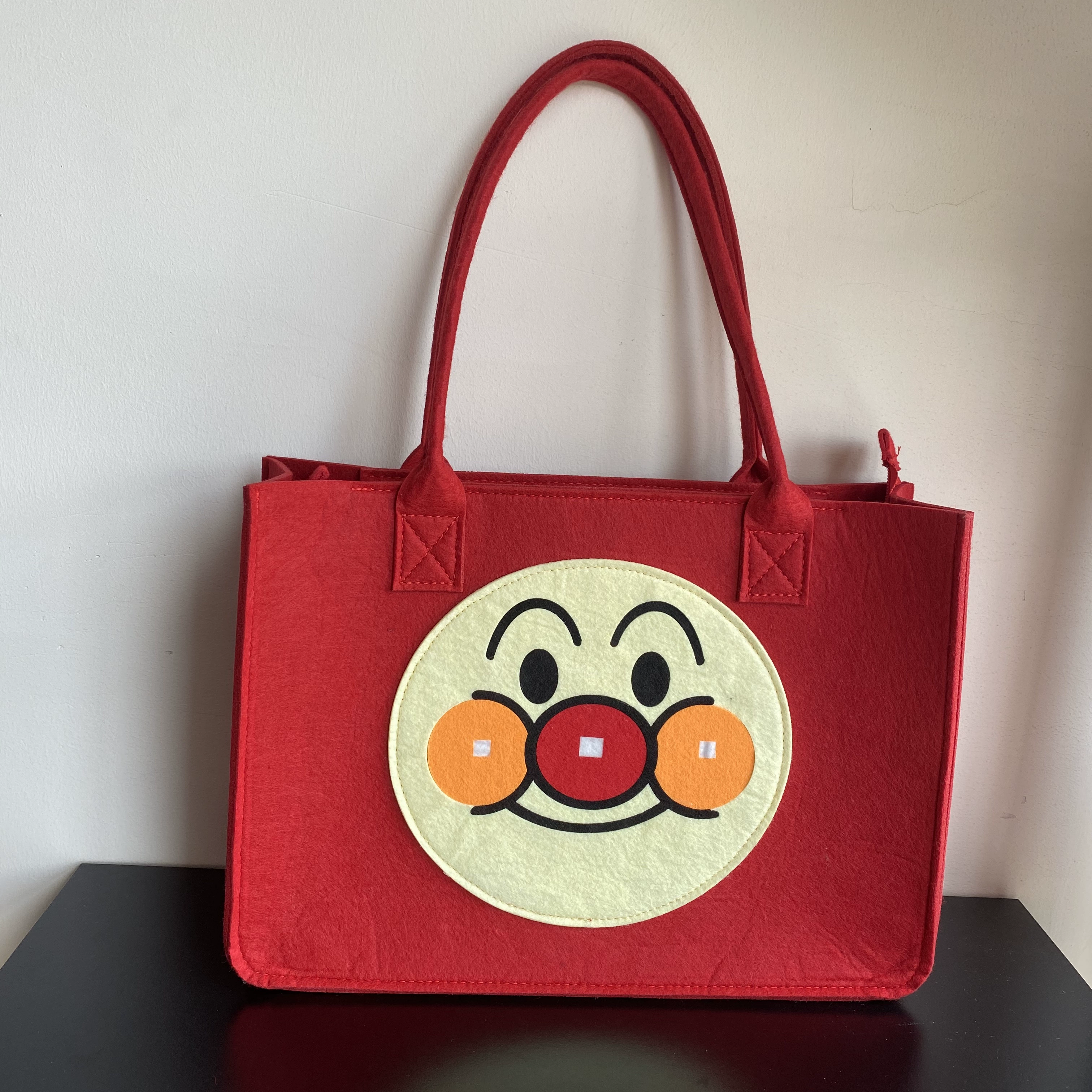 Túi Tote Anpanman mới Hộp đựng đồ ăn trưa Bento Bảo quản tã cho sinh viên Học phí Túi nỉ mẹ - Túi / túi Baby