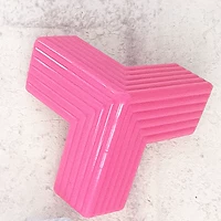 Старый полосатый треугольный угол - 8 (светло -красный) (светло -красный)