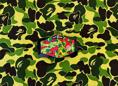 Bape Sta Camo Mask Super Color Star Camouflage Mask Super Rare Philippine Dong