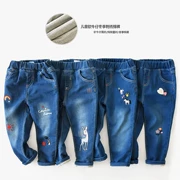 Thay đổi mã để mặc quần denim, lót cotton đan, quần denim mềm cho trẻ em, bé trai và bé gái