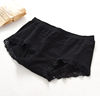 Black lace underwear, lace dress