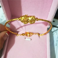Mới Việt Nam Vòng đeo tay Sha Jinyu Vòng đeo tay nữ Euro Coin Vòng đeo tay mạ vàng giả 3d Vàng cứng 貔貅 财 vòng tay pandora pnj