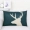 Gối gối lớn thắt lưng gối sofa văn phòng eo eo bông và vải lanh gối nai sừng tấm phong cách Bắc Âu
