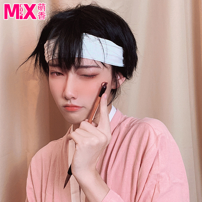 taobao agent Mengxiang Family Wild Painting Collection Bai Naqian little painter Cosplay hair black short hair black hair men's daily life