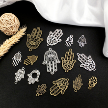 10 ручных сплавов самодельные браслеты серьги ожерелье ключ пряжка сумка аксессуары руки Фатимы ладони