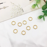 20 Золотых Цветных Кругов 8 мм-12736